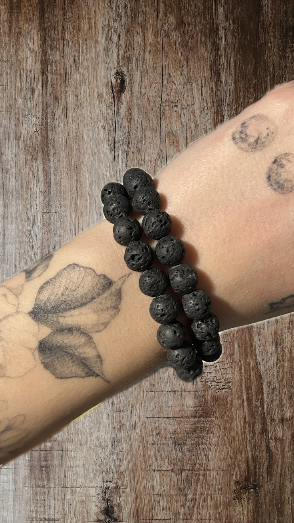 Black Lava Stone Bracelet