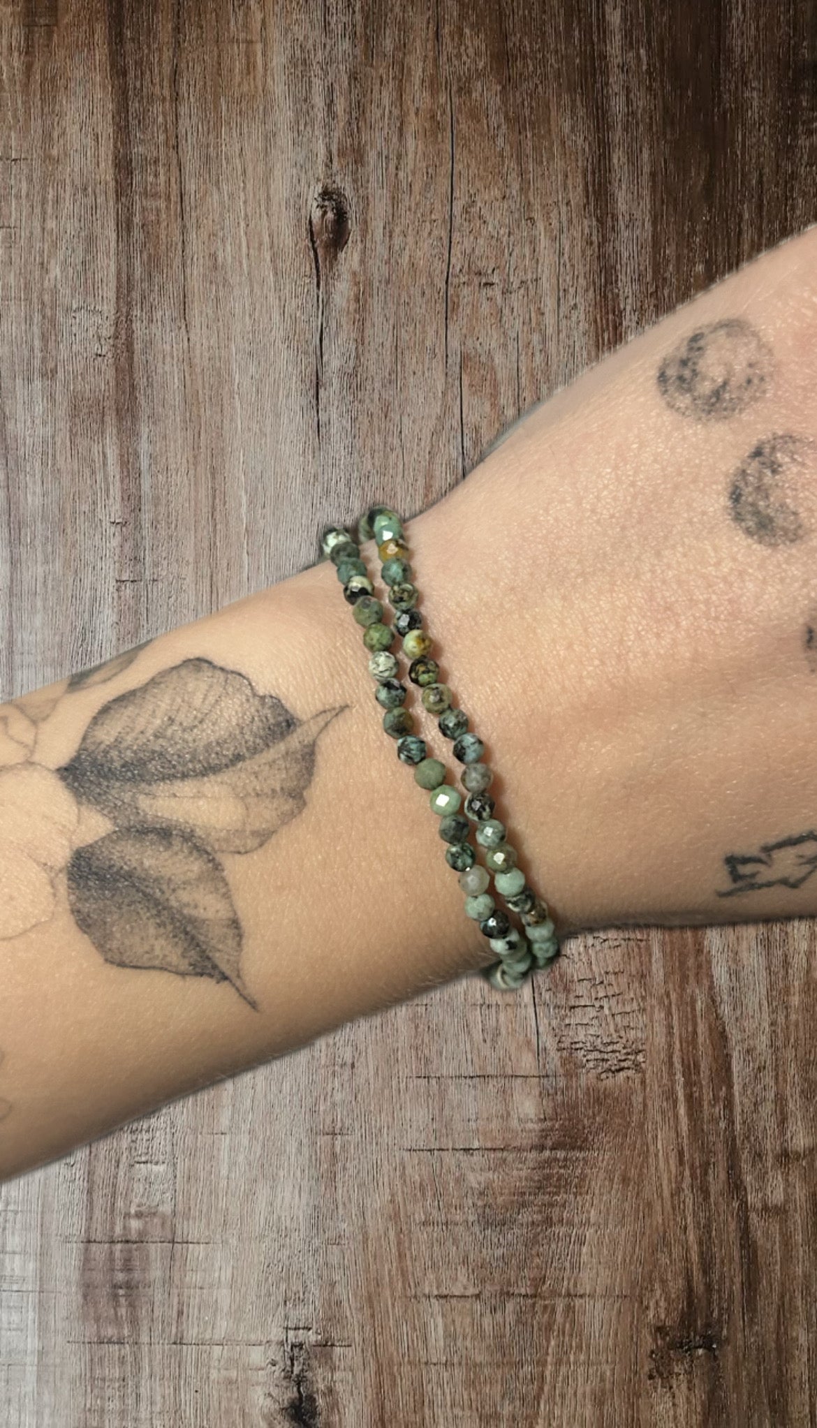 African Turquoise Faceted Bracelet