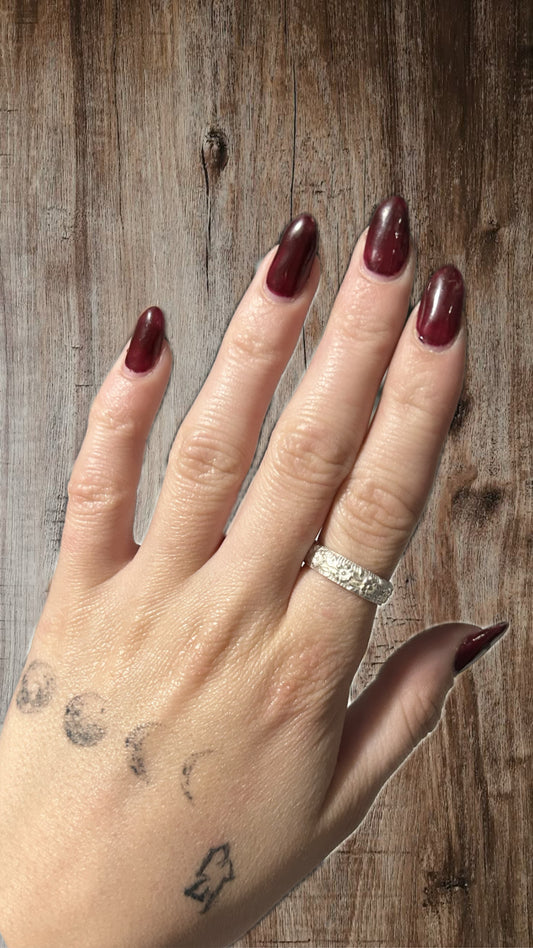 Peony Sterling Silver Ring