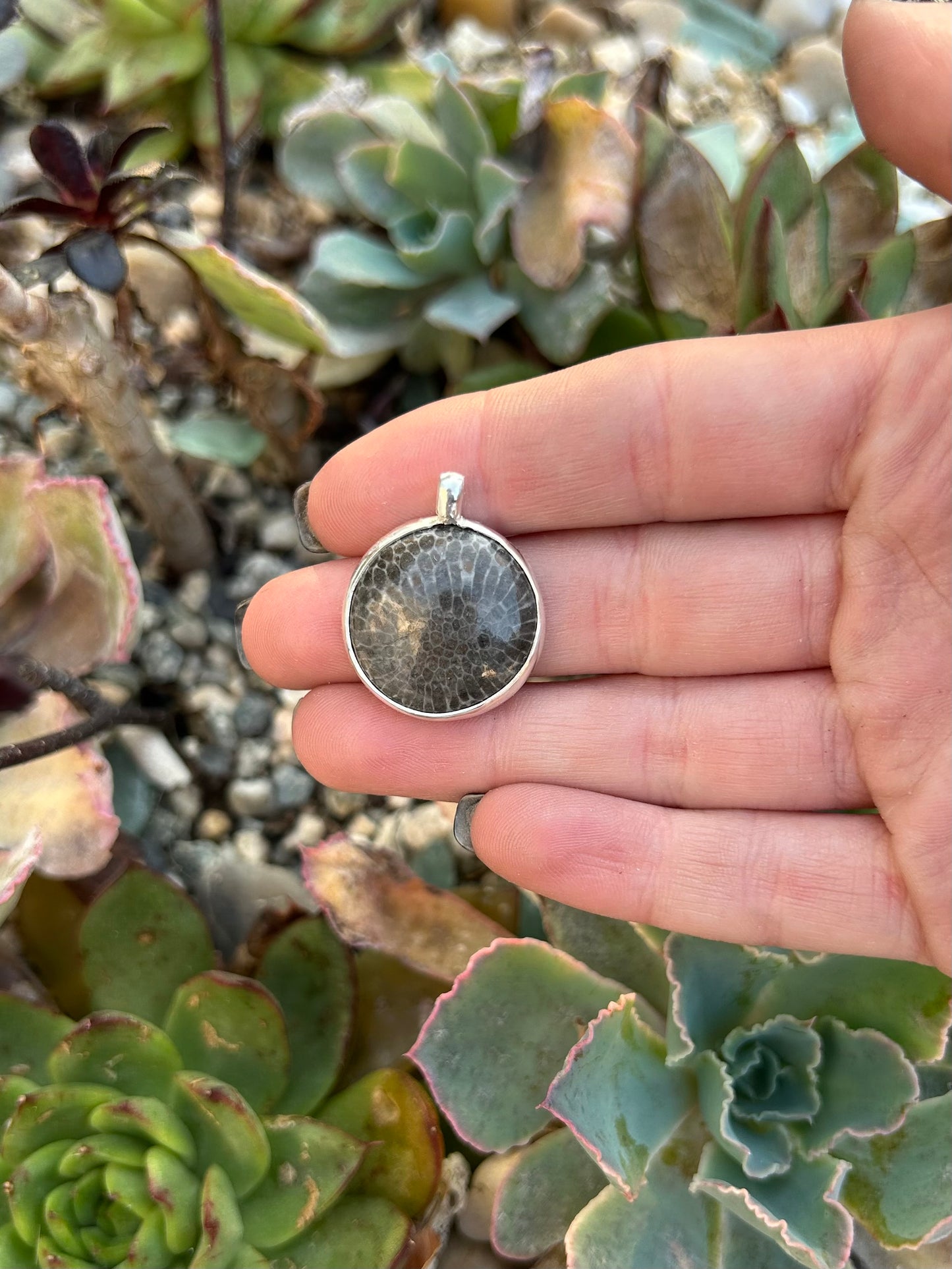 Black Coral Pendant