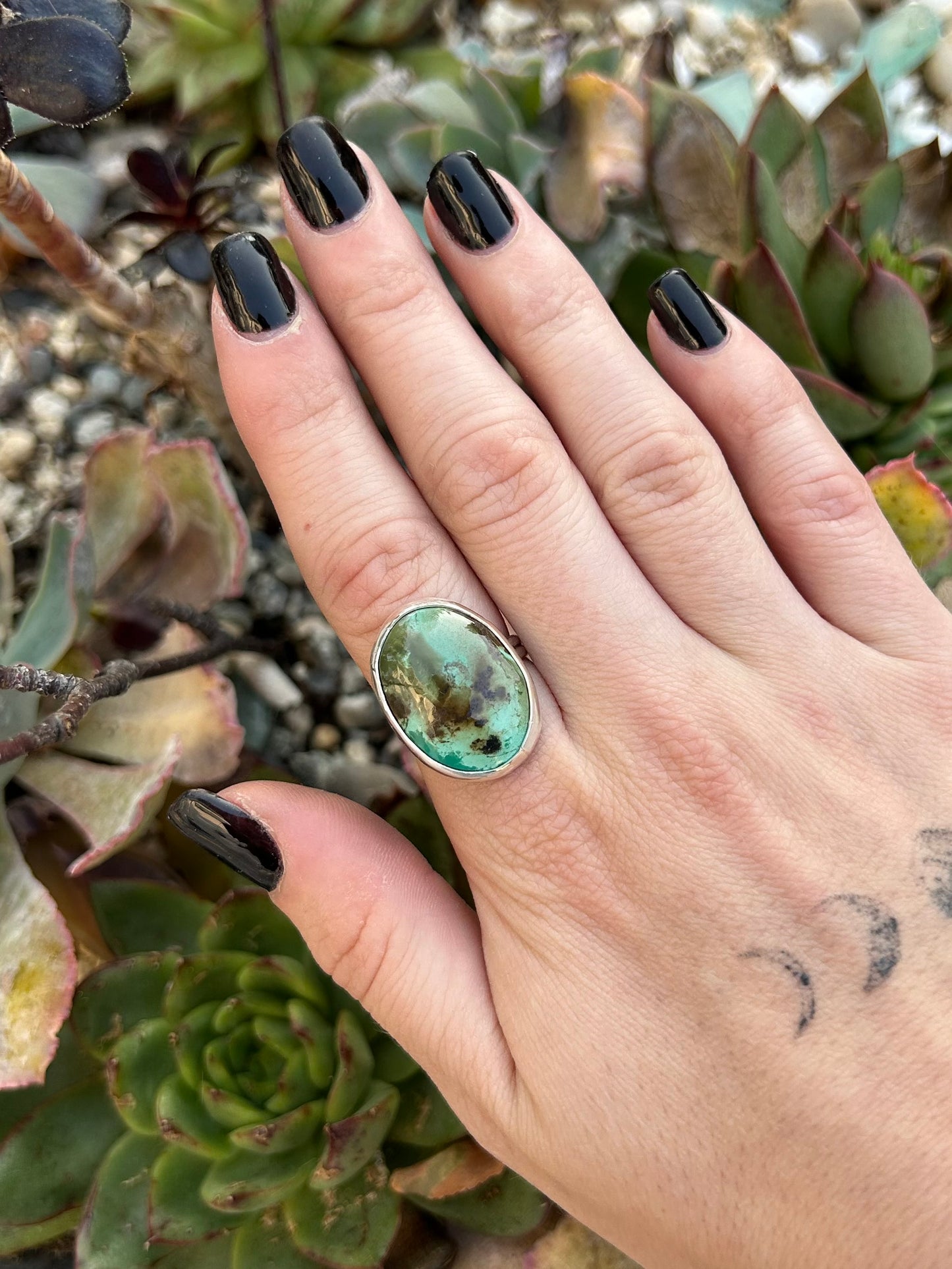 Tibetan Turquoise Sterling Silver Ring
