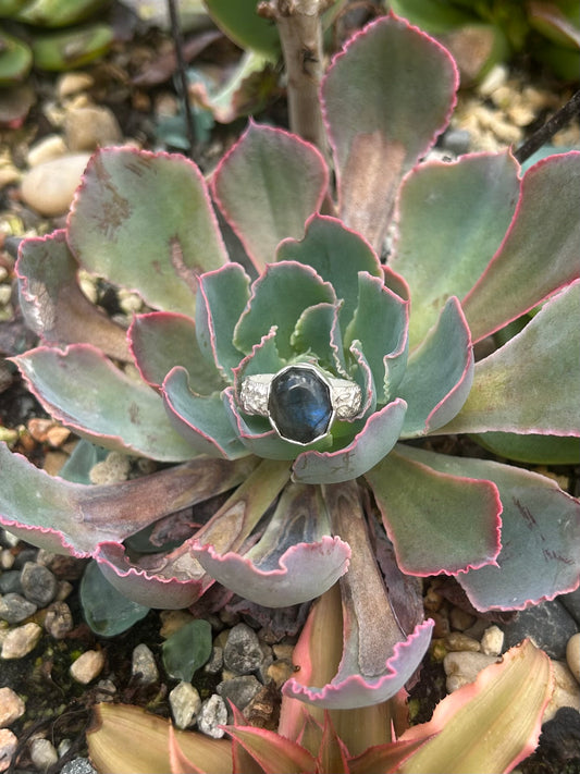 Labradorite Sterling Silver Ring