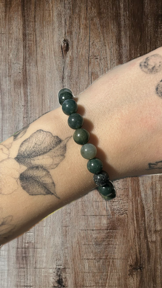 Moss Agate Bracelet
