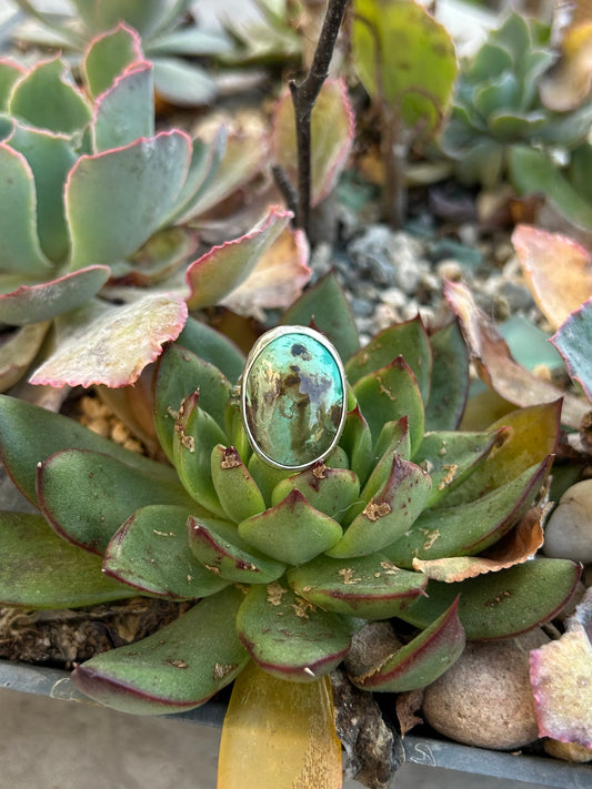 Tibetan Turquoise Sterling Silver Ring