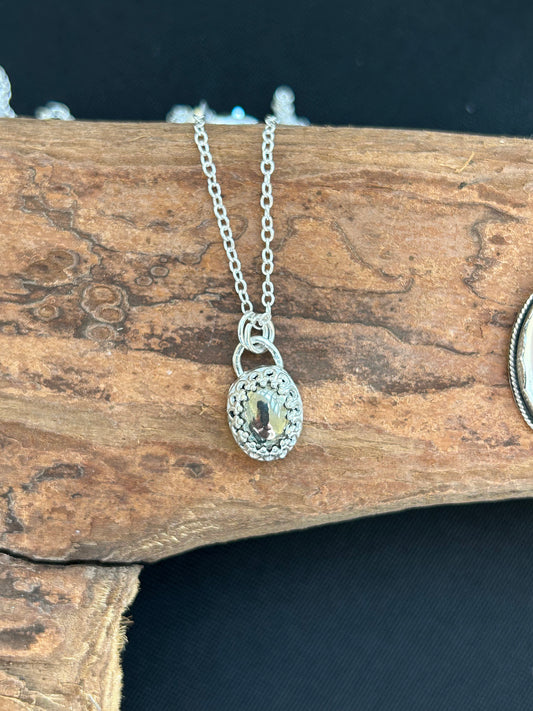 Fools Gold Sterling Silver Necklace