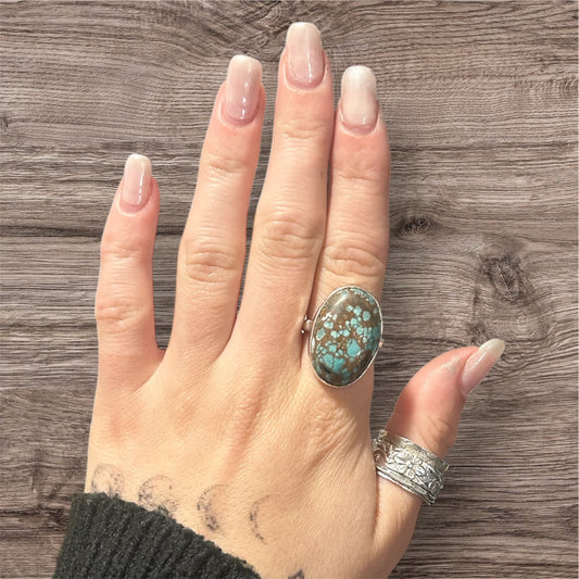 Blue Moon Turquoise Sterling Silver Ring